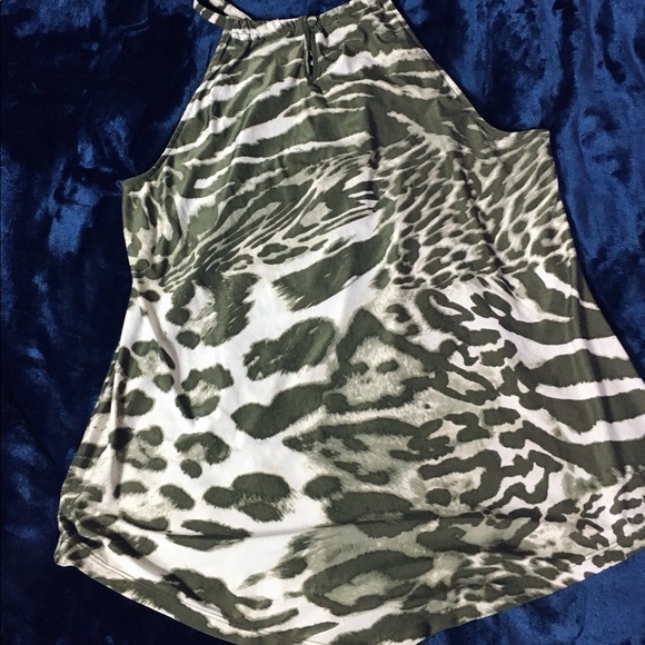 INC International Concepts Animal print top - Picture 5 of 6